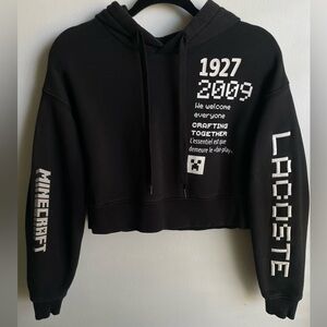 Lacoste x Minecraft Cropped Hoodie